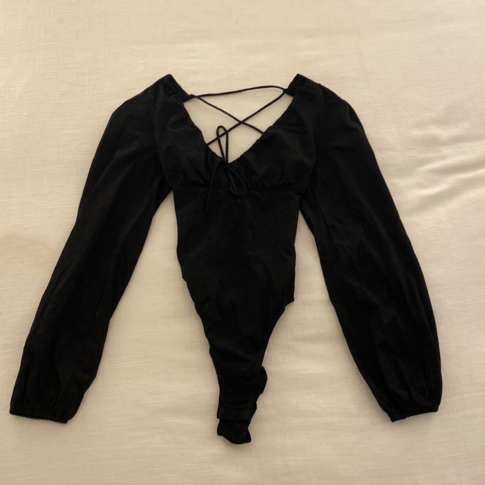COPY - Princess Polly Black Long Sleeve Bodysuit